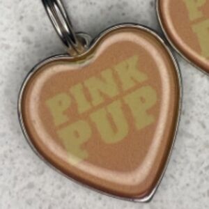 Vintage Victoria secret pink pup charm